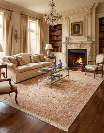 6' 7 x 9' 10 Hand Knotted Tabriz Persian Rug