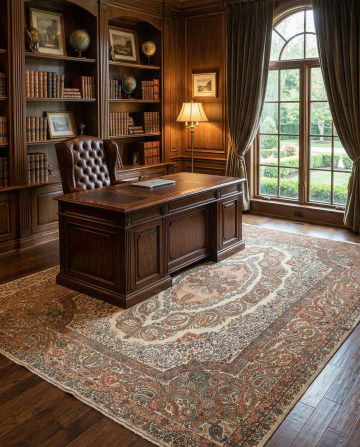9' 8 x 13' 1 Vintage Royal Rug