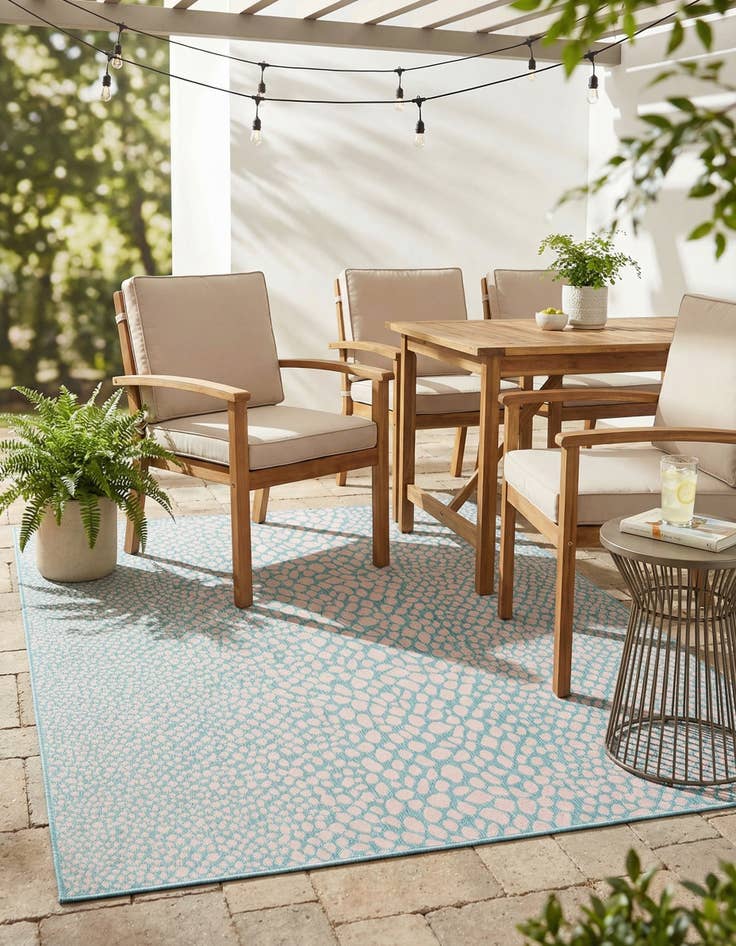 Detail image of 7' 10 x 10'  Washable Jill Zarin Cape Town Indoor / Outdoor Rug
