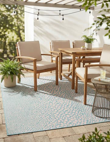 7' 10 x 10' Easy-Clean Jill Zarin Cape Town Indoor / Outdoor Rug