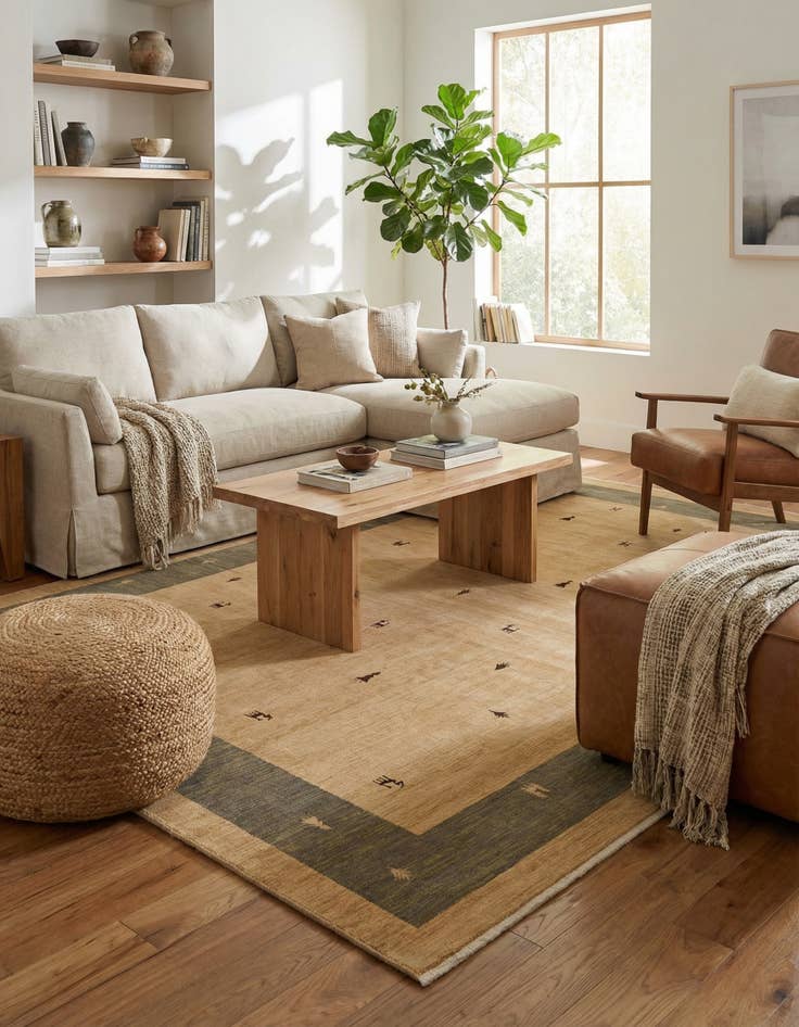 Detail image of 10' 6 x 16' 5 Kashkuli Gabbeh Rug