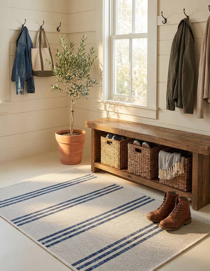 Detail image of 2' x 3'  Washable Jill Zarin Anguilla Indoor / Outdoor Rug