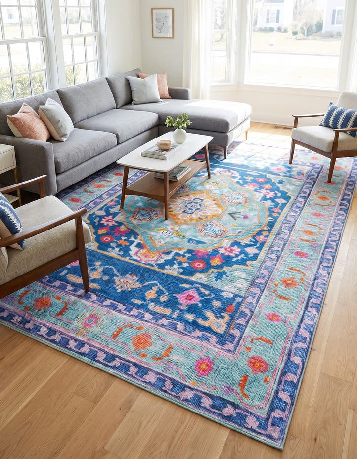 8' 4 x 12' Washable Timeless Rug