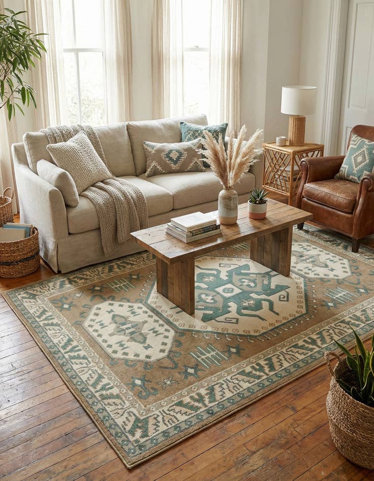 Detail image of 5' 3 x 7' 7 Arcadia Rug