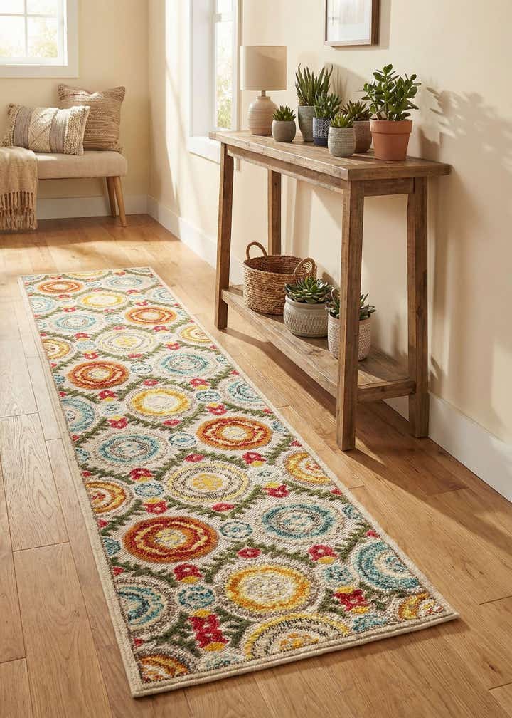2' x 8' Easy-Clean Casablanca Indoor / Outdoor Runner Rug