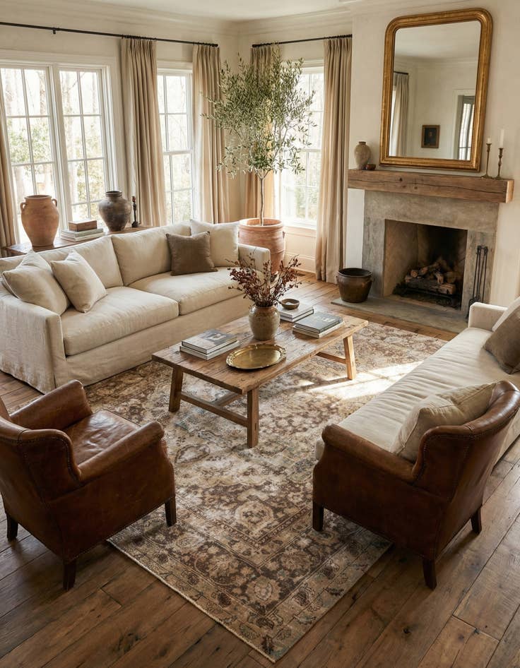 Detail image of 9' 10 x 12' 5 Hand Knotted Ultra Vintage Persian Wool Rug