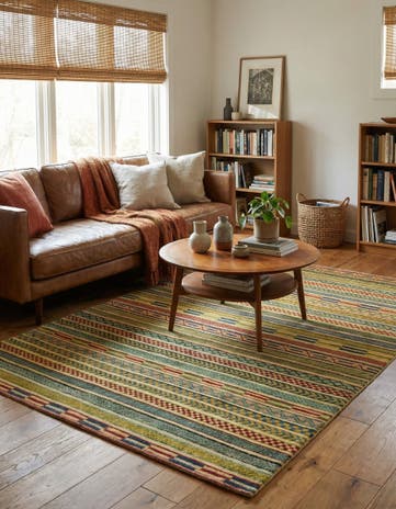 4' x 6' Hand Knotted Modern Ziegler Rug