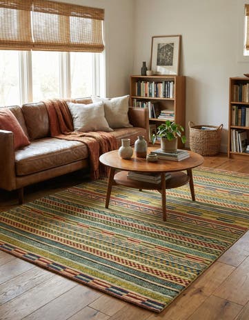 4' x 6' Hand Knotted Modern Ziegler Rug
