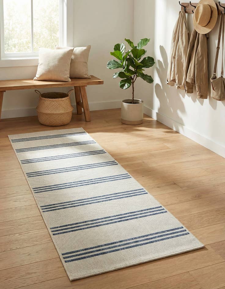 Detail image of 2' x 6' Easy-Clean Jill Zarin Anguilla Indoor / Outdoor Runner Rug