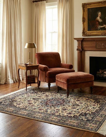4' 1 x 5' 9 Hand Knotted Bokhara Oriental Wool Rug