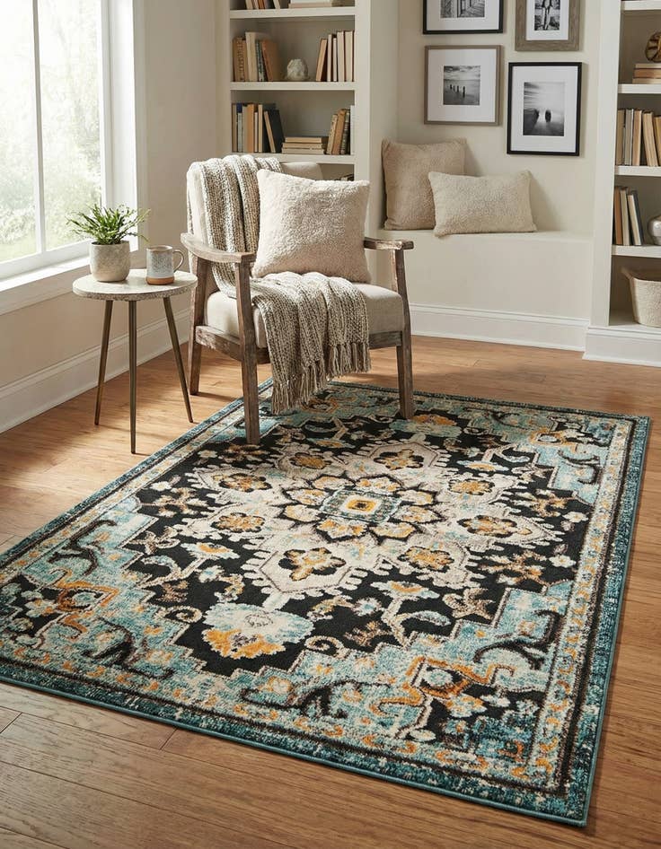 Detail image of 5' x 7' Easy-Clean Casablanca Indoor / Outdoor Rug
