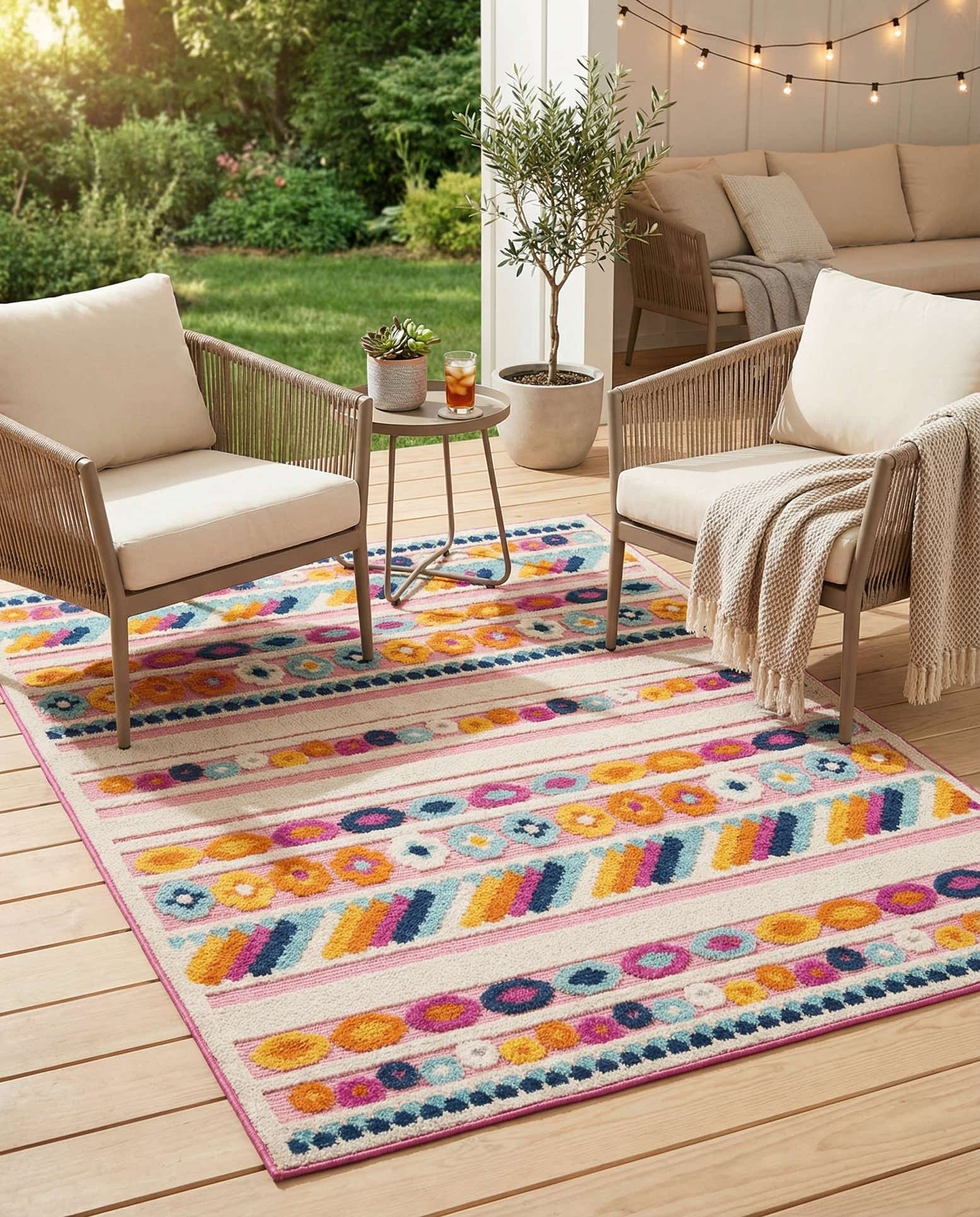 4' x 6' Easy-Clean Aruba Indoor / Outdoor Rug