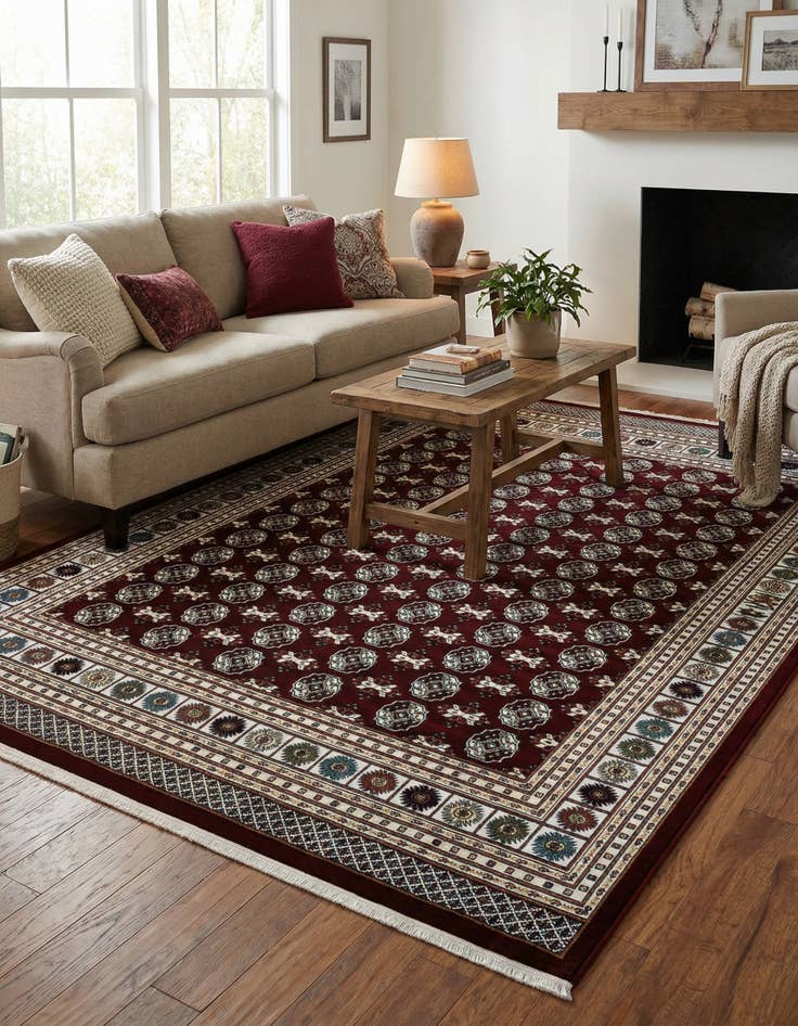 Detail image of  7' 10 x 10' Nain Design Rug