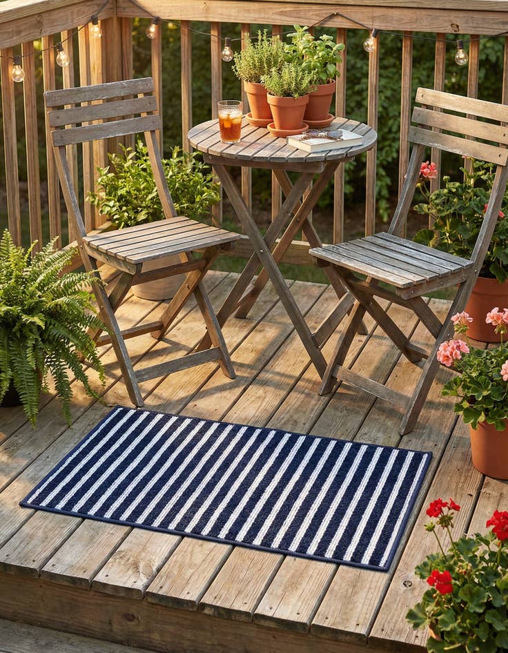 Detail image of 2' x 3'  Washable Sabrina Soto Indoor / Outdoor Rug