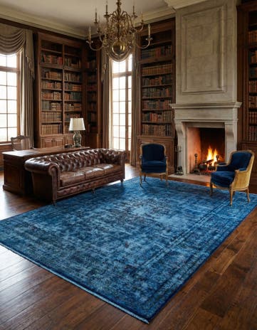 9' 8 x 13' 5 Vintage Royal Wool Rug