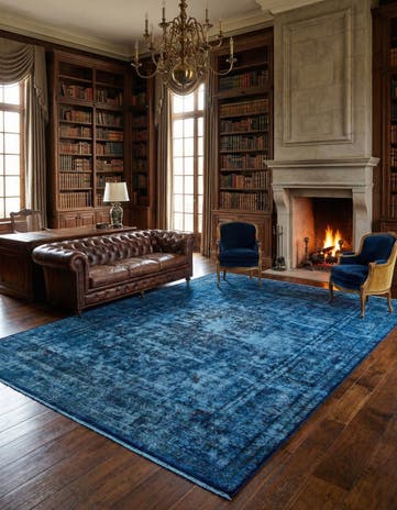9' 8 x 13' 5 Vintage Royal Wool Rug