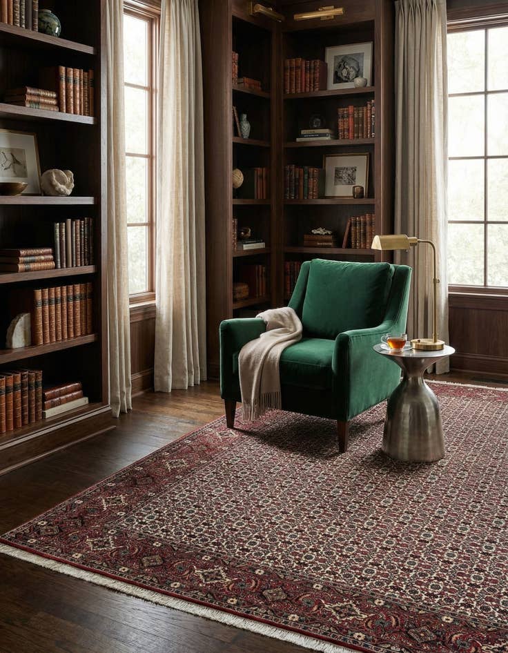 Detail image of 6' 7 x 9' 11 Bidjar Wool Rug