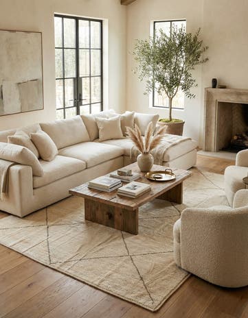 8' 1 x 10' 1 Hand Knotted Moroccan Wool Rug