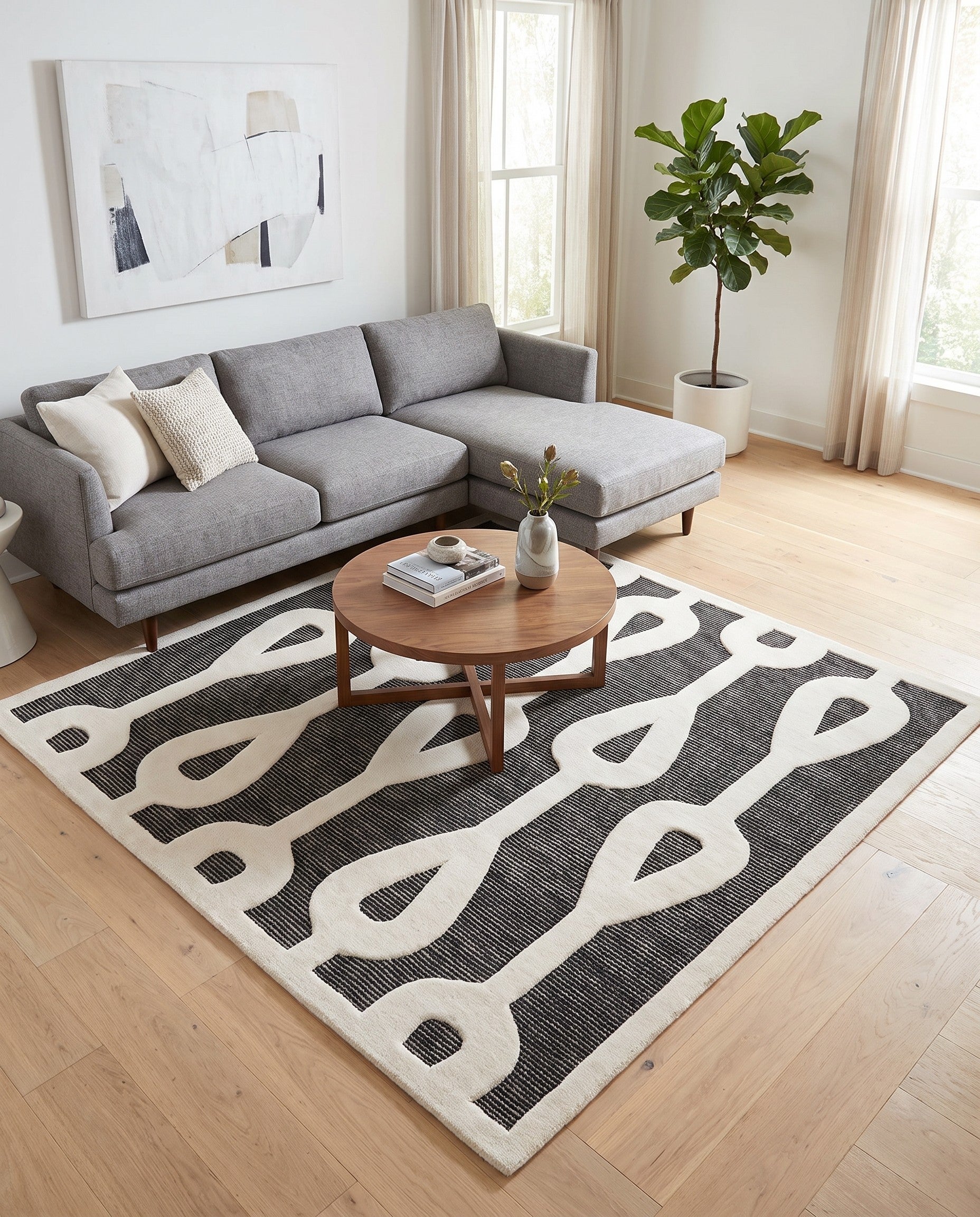 7' 10 x 7' 10 Prismatic Square Rug