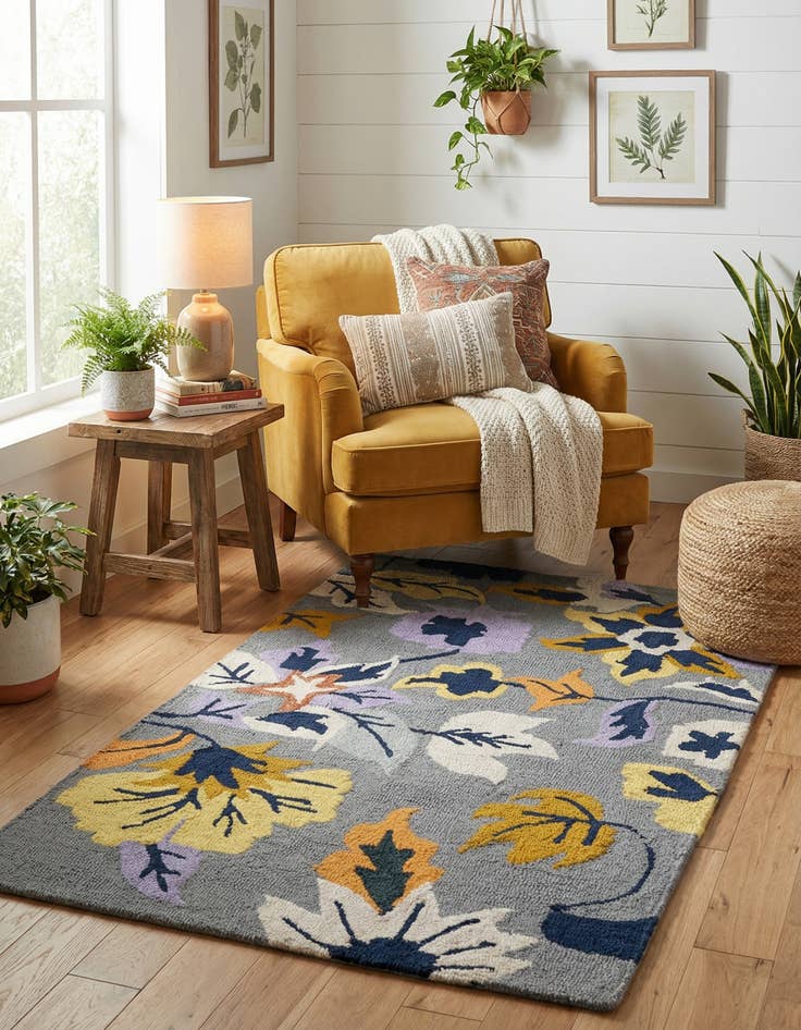 Detail image of 3' 1 x 4' 10 Agra Rug