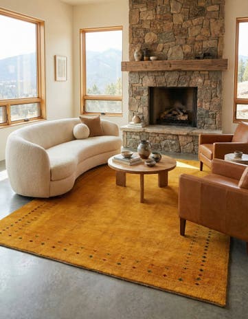 6' 9 x 8' 9 Gabbeh Shouli Rug
