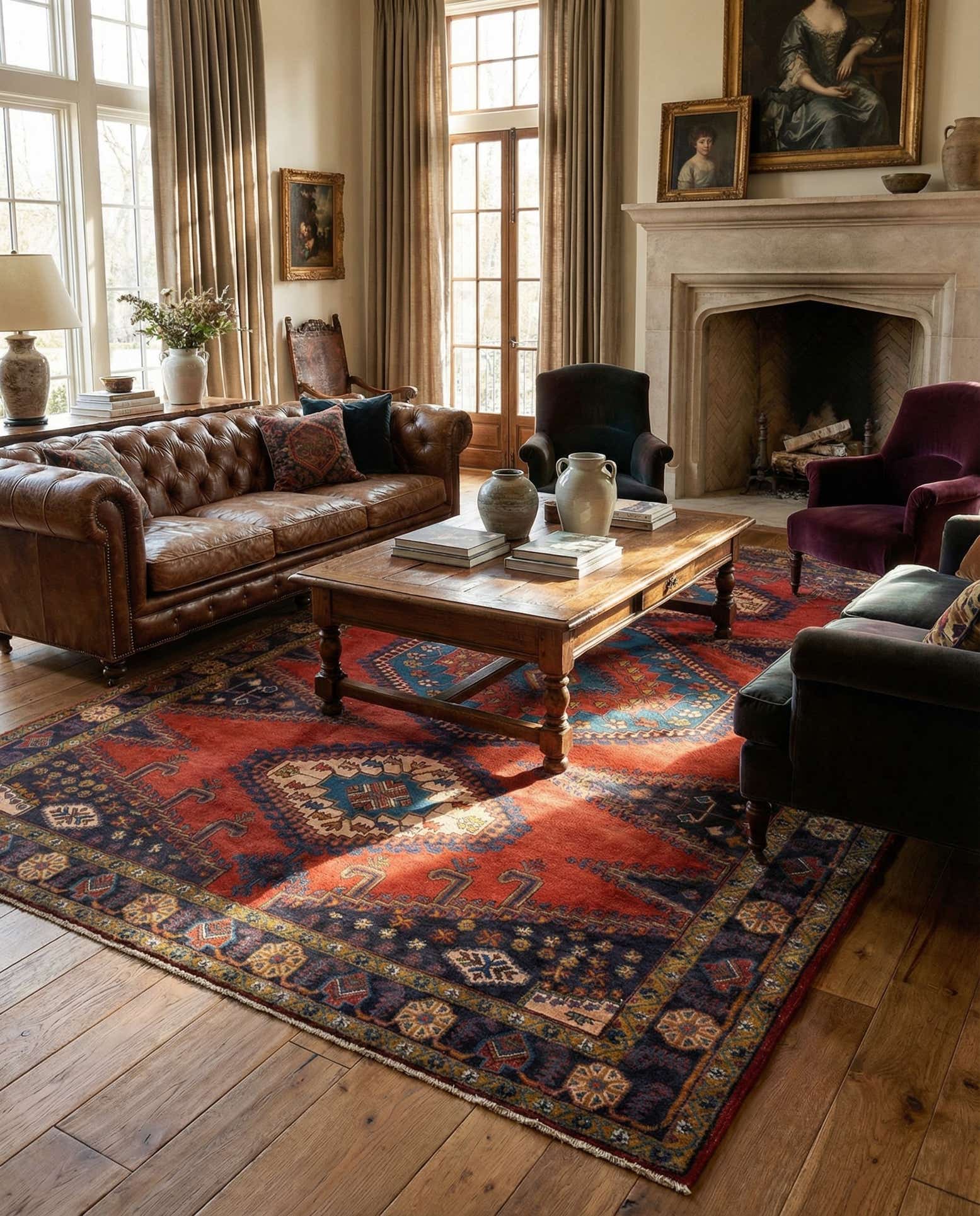 7' 1 x 9' 11 Viss Wool Rug