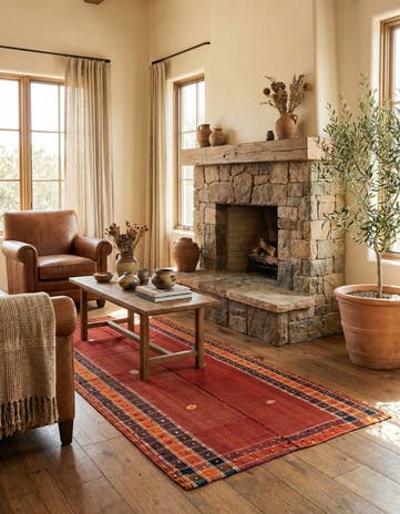 4' 10 x 8' 8 Jajim Wool Rug