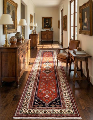 2' 4 x 9' 9 Jalameh Wool Runner Rug