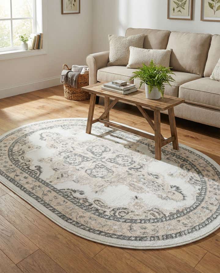 120cm x 185cm Parker Oval Teppich