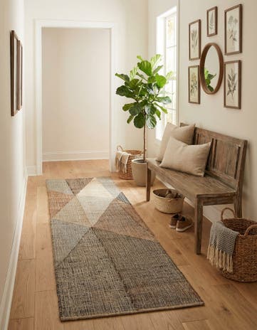 Hand Woven Kilim Jute Runner Rug