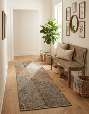 Hand Woven Kilim Jute Runner Rug