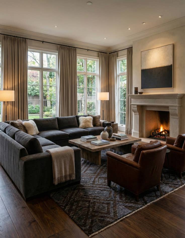 Detail image of  8' x 9' 10  Hand Knotted Darya Wool Rug