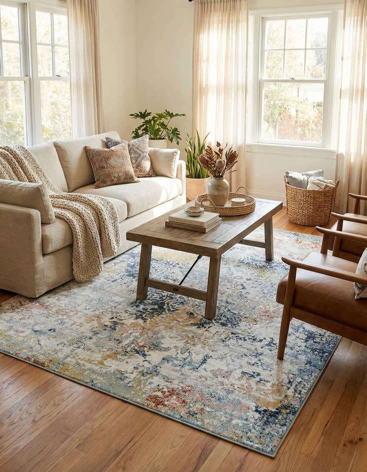 Detail image of 7' 10 x 10' Kamala Washable Rug