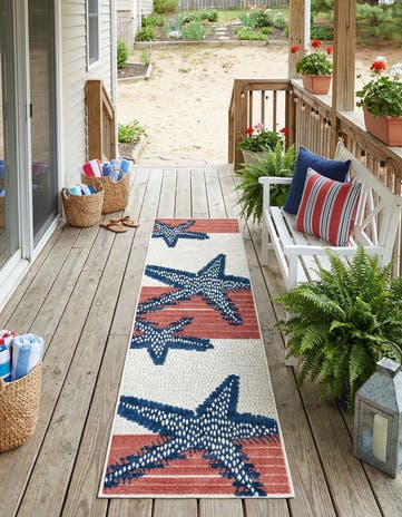2' x 8' Easy-Clean Belize Indoor / Outdoor Runner Rug