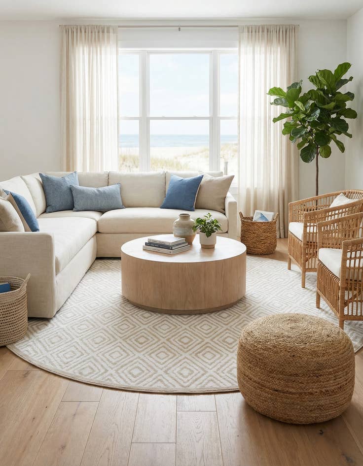 Detail image of 10' 8 x 10' 8 Hermitage Round Rug