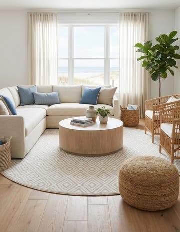 10' 8 x 10' 8 Hermitage Round Rug