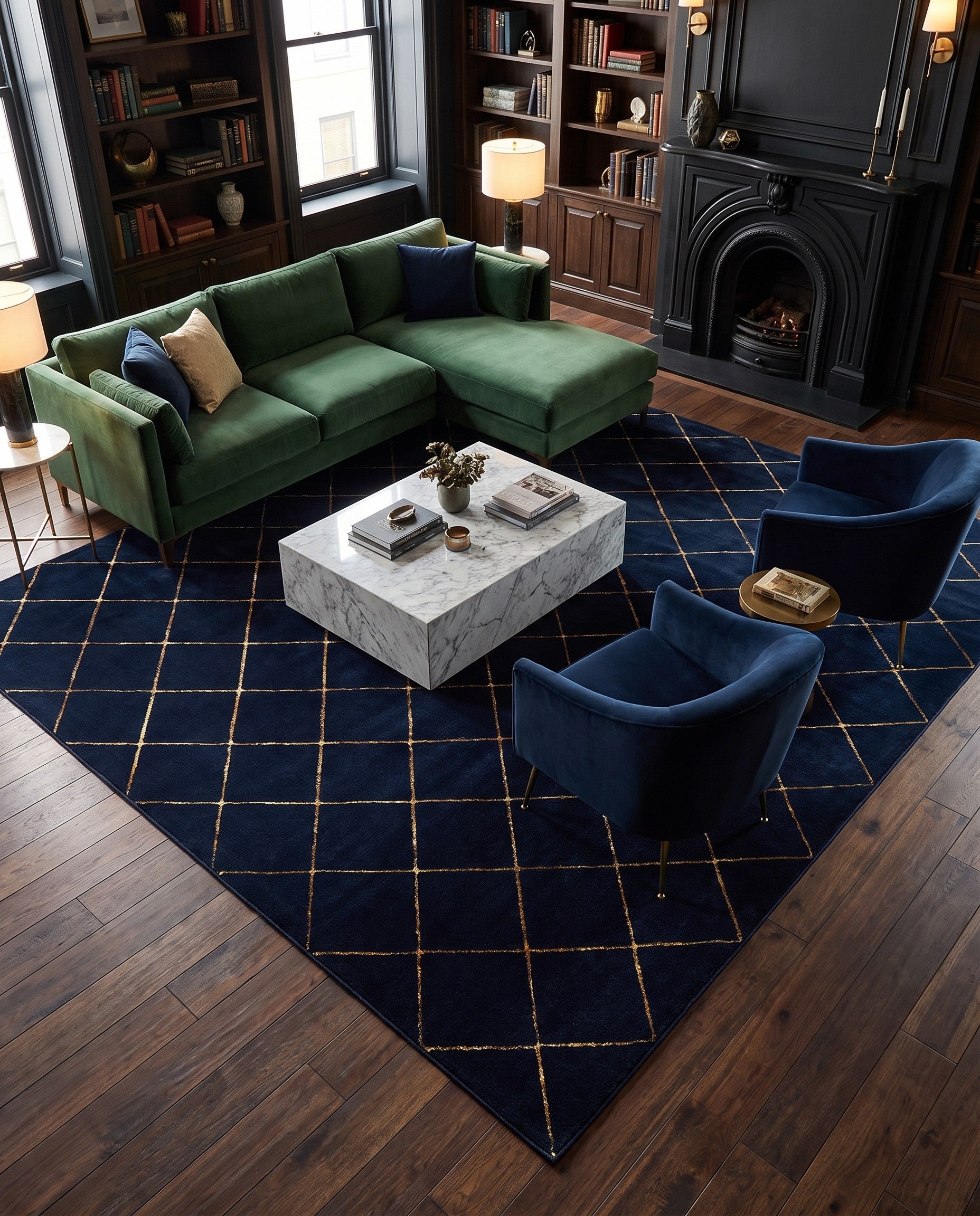 10' x 10' Vogue Geo Square Rug