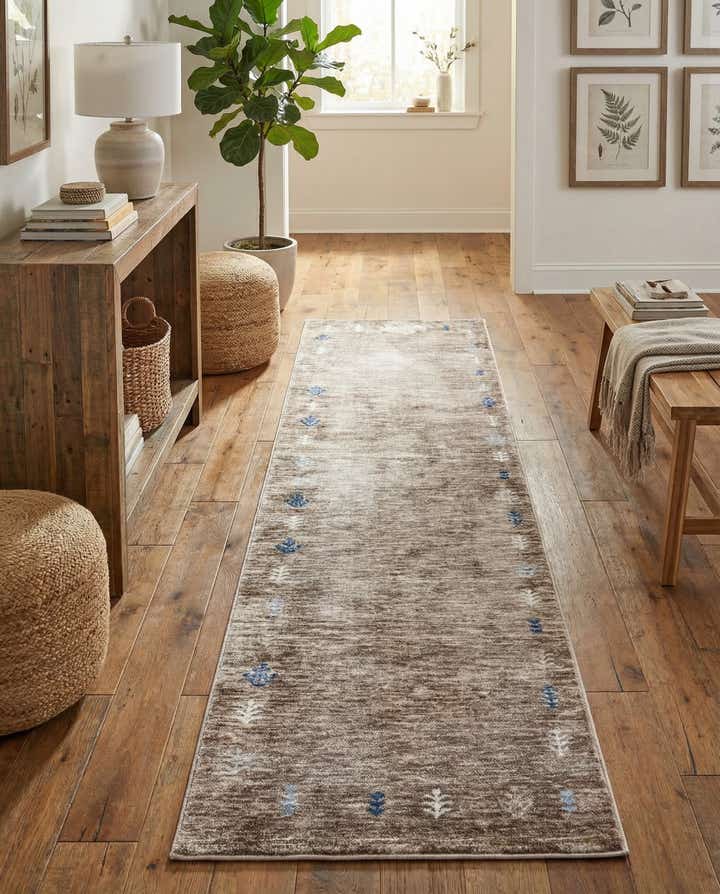 2' 7 x 10' Gabbeh Runner Rug