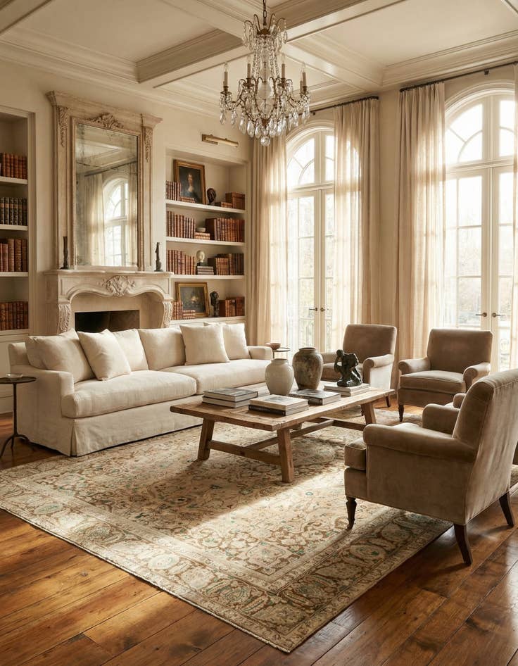 Detail image of 9' 2 x 12' 3  Hand Knotted Ultra Vintage Persian Wool Rug