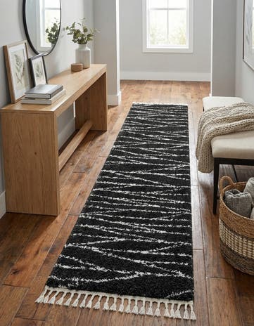 2' 7 x 12' Serenity Shag Runner Rug
