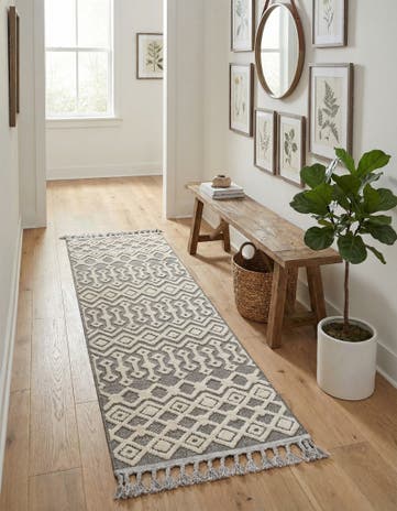 Charcoal Arlo Runner Rug
