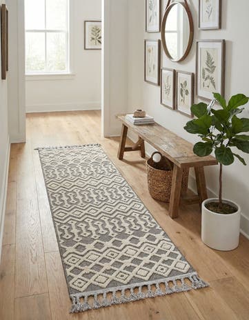 Charcoal Arlo Runner Rug