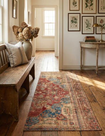 3' 1 x 6' Hand Knotted Ultra Vintage Persian Wool Runner Rug