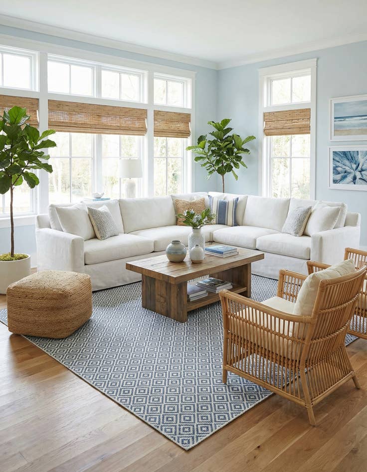 Detail image of 13' x 13'  Washable Jill Zarin Costa Rica Indoor / Outdoor Square Rug