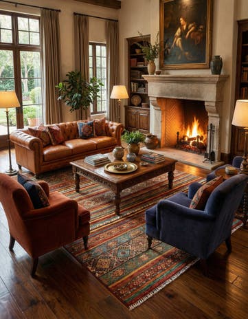 8' 2 x 9' 7 Torkman Wool Rug