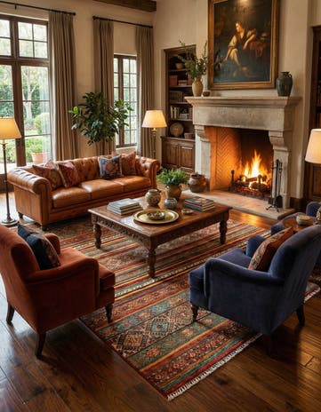 8' 2 x 9' 7 Torkman Wool Rug