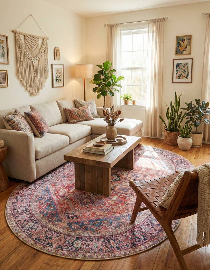 Detail image of  7' 6 x 10' 6 Timeless Oval Rug