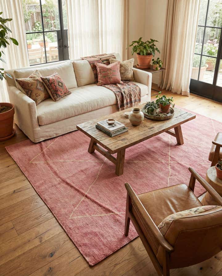 5' 6 x 8' 6 Hand Knotted Darya Wool Rug