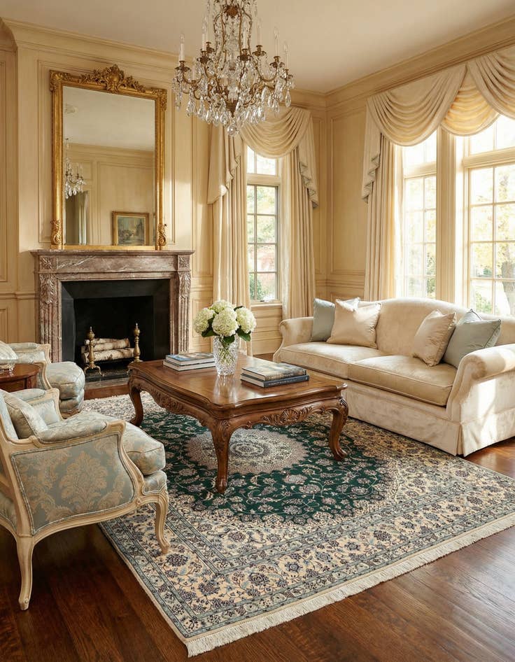 Detail image of 6' 10 x 8' 5 Nain Rug