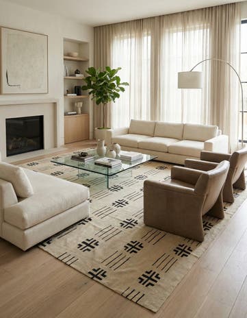 10' 1 x 12' 8 Hand Woven Kilim Modern Wool Rug